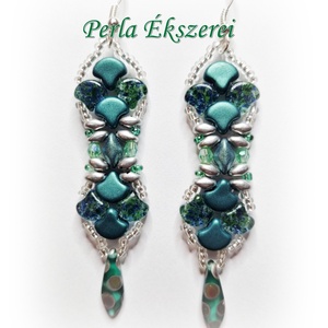 Diána fülbevaló - ékszer - fülbevaló - lógó fülbevaló - Meska.hu