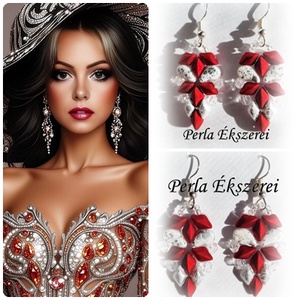 Kamilla fülbevaló - Meska.hu