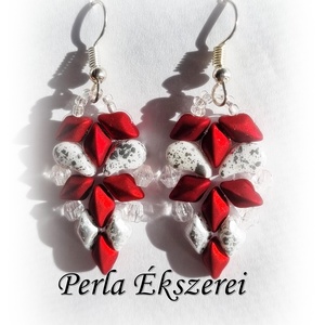 Kamilla fülbevaló - ékszer - fülbevaló - lógó fülbevaló - Meska.hu