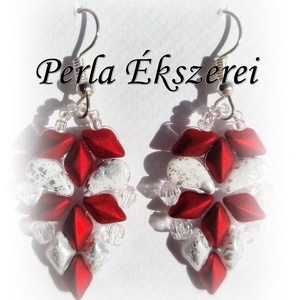 Kamilla fülbevaló - ékszer - fülbevaló - lógó fülbevaló - Meska.hu