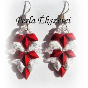 Kamilla fülbevaló - ékszer - fülbevaló - lógó fülbevaló - Meska.hu