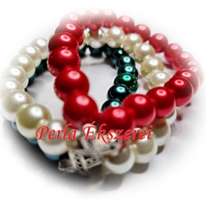 3 soros karkötő - ékszer - karkötő - gyöngyös karkötő - Meska.hu