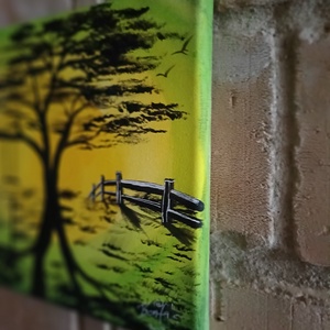 Hinta - művészet - festmény - akril - Meska.hu