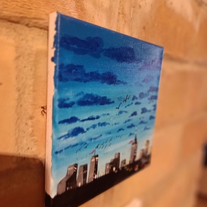 Metropolis  - művészet - festmény - akril - Meska.hu