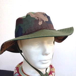 Horgász kalap / férfi, fiú / kombinált / terep - khaki tónusú - Meska.hu