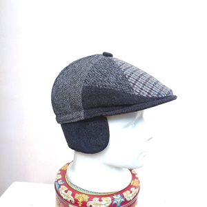 Design golf sapka / férfi / téli � lasnis / szürkés tónusú gyapjúszövet - Meska.hu