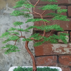 Nagy méretű drót bonsai, Otthon & Lakás, Dekoráció, Asztal és polc dekoráció, Asztaldísz, Fémmegmunkálás, Mindenmás, MESKA