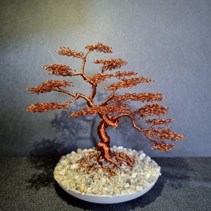 Drót bonsai, Otthon & Lakás, Dekoráció, Asztal és polc dekoráció, Bonsai, Fémmegmunkálás, Mindenmás, Meska