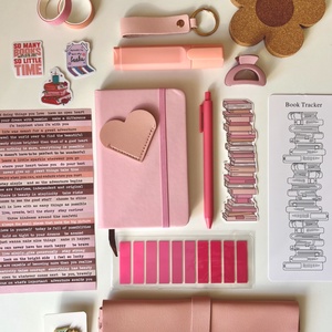 Bookish Bundle � Macaron pink  Könyvmoly csomag - Meska.hu