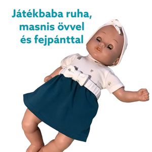 Játékbaba ruha: 40 cm-es babához - Meska.hu