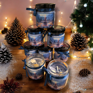 City of Frost and Starlight - szójaviasz könyves gyertya - otthon & életmód - gyertya, illat, aroma - gyertya - Meska.hu