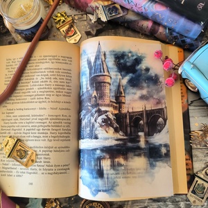 Roxfort télen KönyvOverlay Harry Potter sorozathoz - Meska.hu