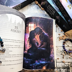 Feyre és Rhysand festékes jelenet ACOTAR overlay - Meska.hu