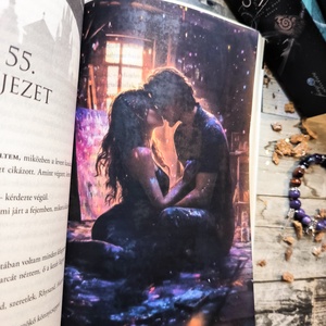 Feyre és Rhysand festékes jelenet ACOTAR overlay - művészet - grafika & illusztráció - művészi nyomat - Meska.hu