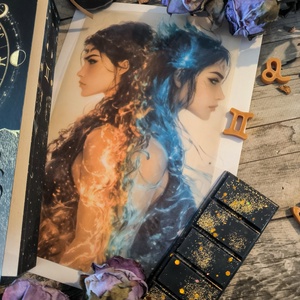 Zodiac Academy Overlay Új Típus - művészet - grafika & illusztráció - művészi nyomat - Meska.hu