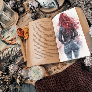 Bryce Quinlan Crescent City KönyvOverlay - művészet - grafika & illusztráció - művészi nyomat - Meska.hu