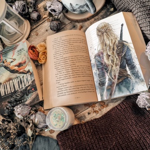 Aelin karakter overlay - Throne of glass KönyvOverlay, Művészet, Grafika & Illusztráció, Művészi nyomat, Fotó, grafika, rajz, illusztráció, MESKA