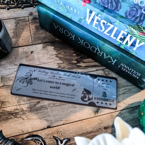 Fantasy Readers Book Club könyvjelző - könyv & zene - könyvjelző - Meska.hu