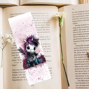 Dark Unicorn íjász laminált könyvjelző, Könyv & Zene, Könyvjelző, Fotó, grafika, rajz, illusztráció, MESKA