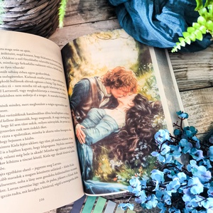Claire és Jamie Outlander Overlay - művészet - grafika & illusztráció - művészi nyomat - Meska.hu