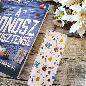 A gonosz asszisztense aesthetic laminált könyvjelző - könyv & zene - könyvjelző - Meska.hu