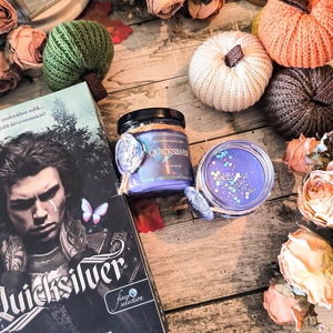 Quicksilver - szójaviasz könyves gyertya - otthon & életmód - gyertya, illat, aroma - gyertya - Meska.hu