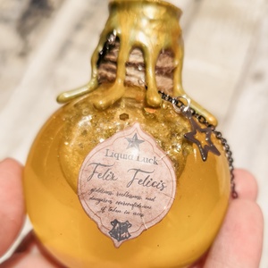 Felix Felicis - bájital - otthon & életmód - dekoráció - asztal és polc dekoráció - díszüveg - Meska.hu