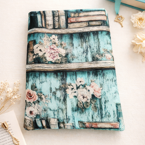 Türkiz könyves könyvtasak � Stílusos védelem kedvenc könyveidnek - Nagyméretű, Könyv & Zene, Könyvtok, Varrás, MESKA