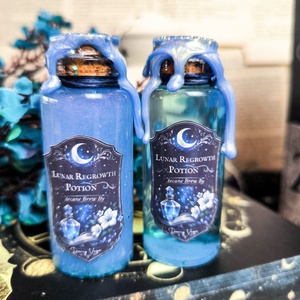 Lunar Regrowth Potion - Darcy hajnövesztő széruma bájital - otthon & életmód - dekoráció - asztal és polc dekoráció - díszüveg - Meska.hu