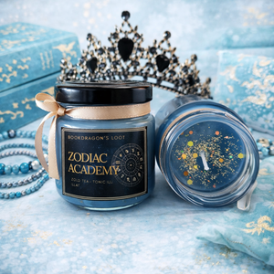Zodiákus Akadémia - szójaviasz könyves gyertya - Meska.hu