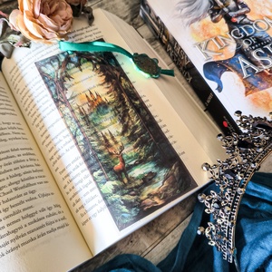 Terrasen öröksége - Throne of Glass ólomüveg könyvjelző - könyv & zene - könyvjelző - Meska.hu