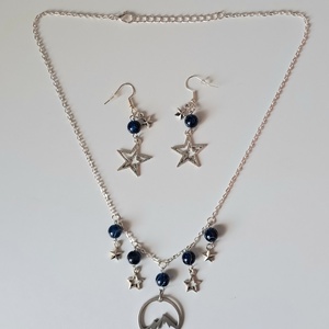 Velaris tematikájú nyaklánc és fülbevaló szett - Meska.hu