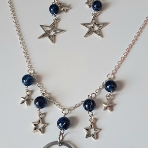 Velaris tematikájú nyaklánc és fülbevaló szett - ékszer - nyaklánc - medálos nyaklánc - Meska.hu