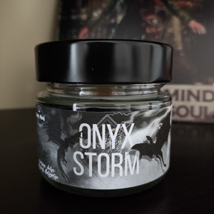 Fourth Wing / Iron Flame / Onyx Storm / Xaden szójaviasz illatgyertya - Meska.hu