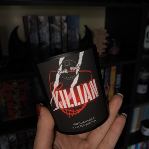 Killian/Smells like Dark Romance szójaviasz gyertya , Kellékek & szerszámok, Dekorációs kellékek, Dekorációs gyertya, Gyertya-, mécseskészítés, Matt fekete tégelyes, 100% természetes szójaviaszból készült gyertyák, ropogós fakanóccal vagy igén..., MESKA