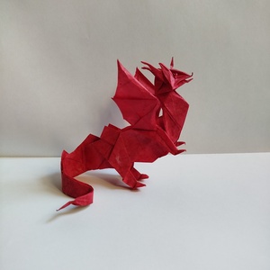 Origami sárkány - Meska.hu