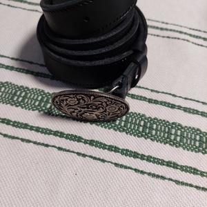 Virágos csatos öv - ruha & divat - öv & övcsat - öv - Meska.hu