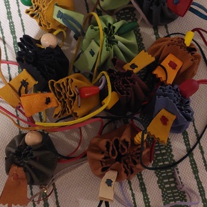 Mini zacskó, Táska & Tok, Pénztárca & Más tok, Dohánytasak & Szütyő, Bőrművesség, MESKA