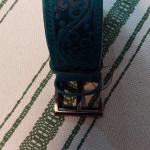  Hullámok..... marhabőr öv - ruha & divat - öv & övcsat - öv - Meska.hu