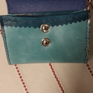 Kék madárkás pénztárca - táska & tok - pénztárca & más tok - pénztárca - női pénztárca - Meska.hu