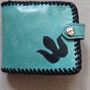 Kék-fekete  pénztárca - Meska.hu