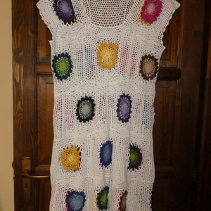 horgolt nyári ruha  - ruha & divat - női ruha - ruha - Meska.hu