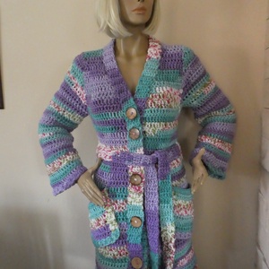 horgolt kardigán s-m-es, Ruha & Divat, Női ruha, Kardigánok, Horgolás, MESKA