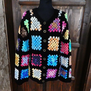 horgolt kardigán s-m-es - ruha & divat - női ruha - kardigánok - Meska.hu