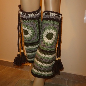 horgolt lábszár melegítő, Ruha & Divat, Cipő & Papucs, Lábszármelegítő, , MESKA