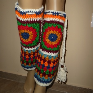 horgolt lábszár melegítő, Ruha & Divat, Cipő & Papucs, Lábszármelegítő, , MESKA