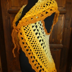 horgolt mellény m-es  - ruha & divat - női ruha - mellény - Meska.hu