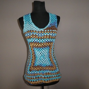 horgolt felső s-es , Ruha & Divat, Női ruha, Mellény, Horgolás, MESKA