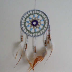 horgolt álomfogó álomcsapda , Otthon & Életmód, Dekoráció, Fali és függő dekoráció, Álomfogó, Horgolás, MESKA