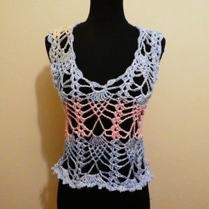 horgolt felső  - Meska.hu